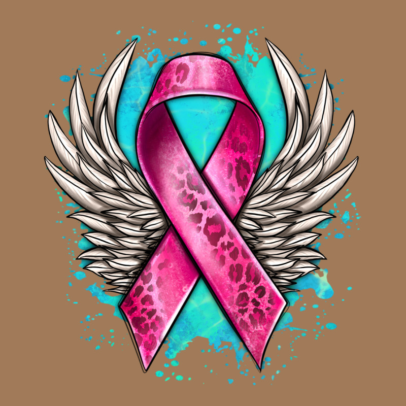 Cancer Ribbon With Angel Wings Classic Tee by NancyCooperArtShop | Teevron