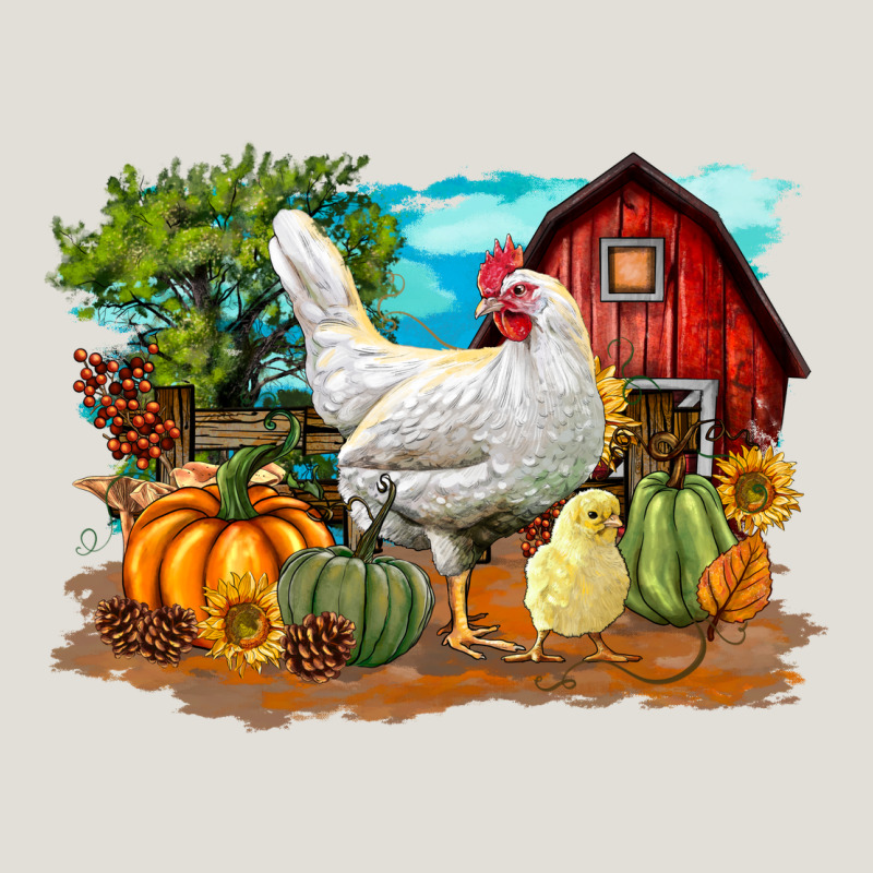 Fall Chicken Heavy Core Tee by LillyAllenDesigns | Teevron