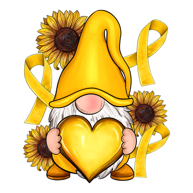 Childhood Cancer Gnome Premium Tee by RanaPortraitStore | Teevron