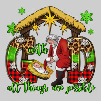With God All Things Are Possible Santa Baby Jesus Premium Tee | Teevron