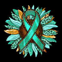 Ovarian Liver Cancer Awareness Sunflower Premium Tee | Teevron