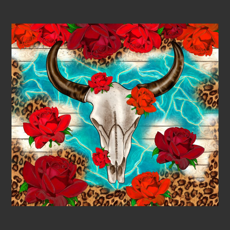 Bull Skull Rose Urban Heavy Tee by TumblerDesignByShophia | Teevron