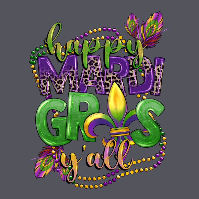 Happy Mardi Gras Yall Vintage Hoodie by CowGirlArtShop | Teevron