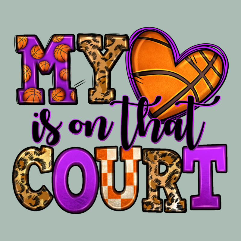 My Heart Is On That Court Basketball Classic Tee by Jasminsmagicworld | Teevron