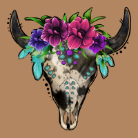 Cowhide Bull Skull Long Sleeve Tee | Teevron