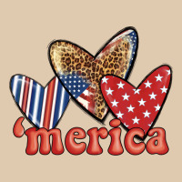 Merica 4th Of July Hearts Heavyweight Sweatshirt | Teevron
