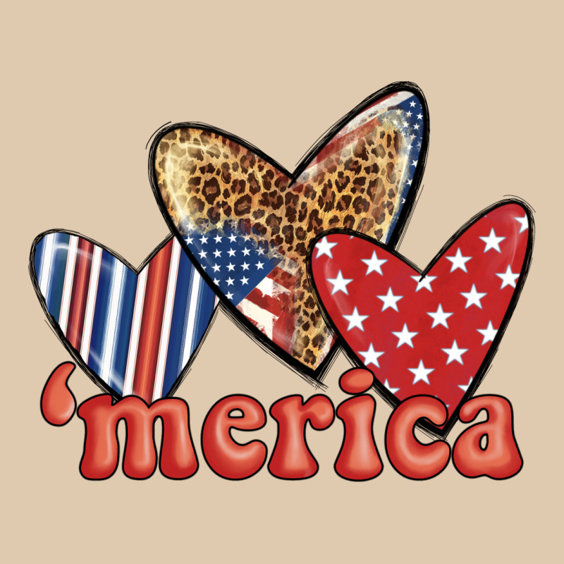Merica 4th Of July Hearts Heavyweight Sweatshirt by BundleAndBundleShop | Teevron