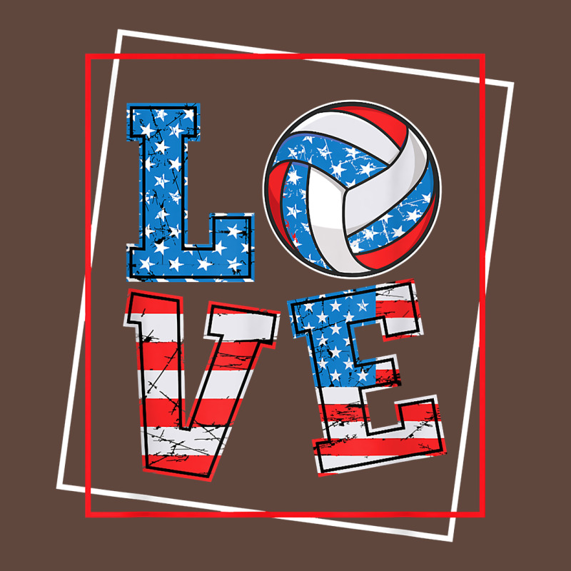 Love Usa Flag Volleyball Gifts For Volleyball Fans Teen T Shirt Classic Tee by minhPixels | Teevron
