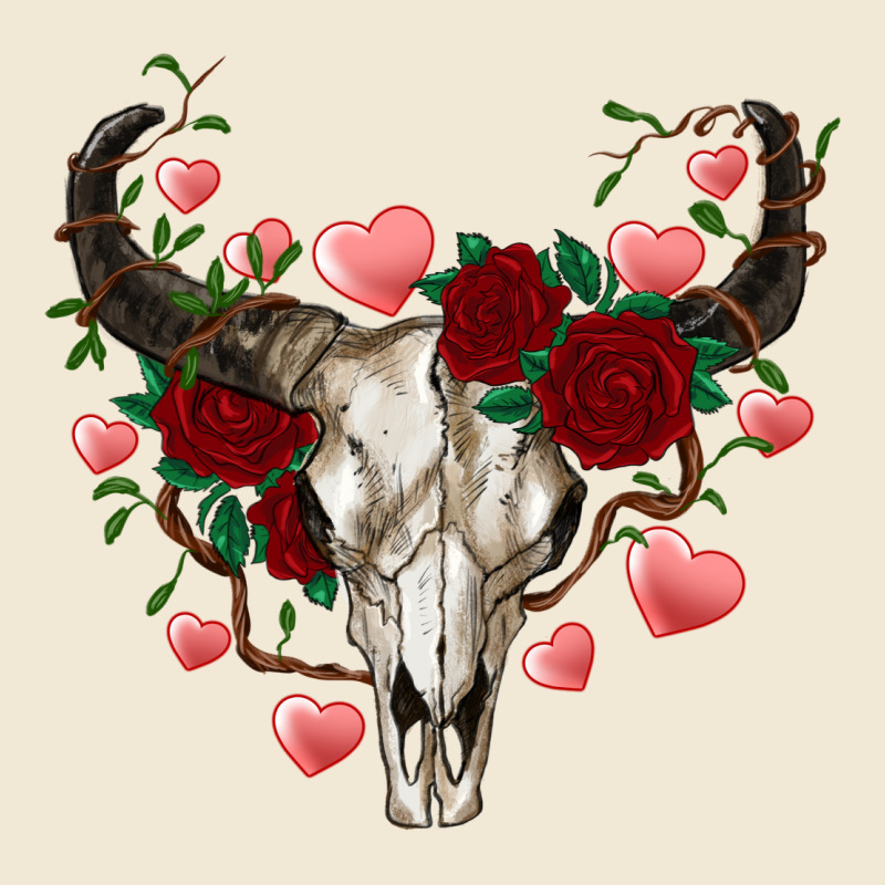 Valentines Bull Skull Premium Tee by RanaPortraitStore | Teevron