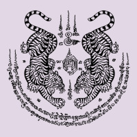Sak Yant Thai Tattoo Twin Tiger Muay Magical Thailand Gifts T Shirt Classic Tee | Teevron