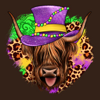 Highland Cow Mardi Gras Heavy Core Tee | Teevron