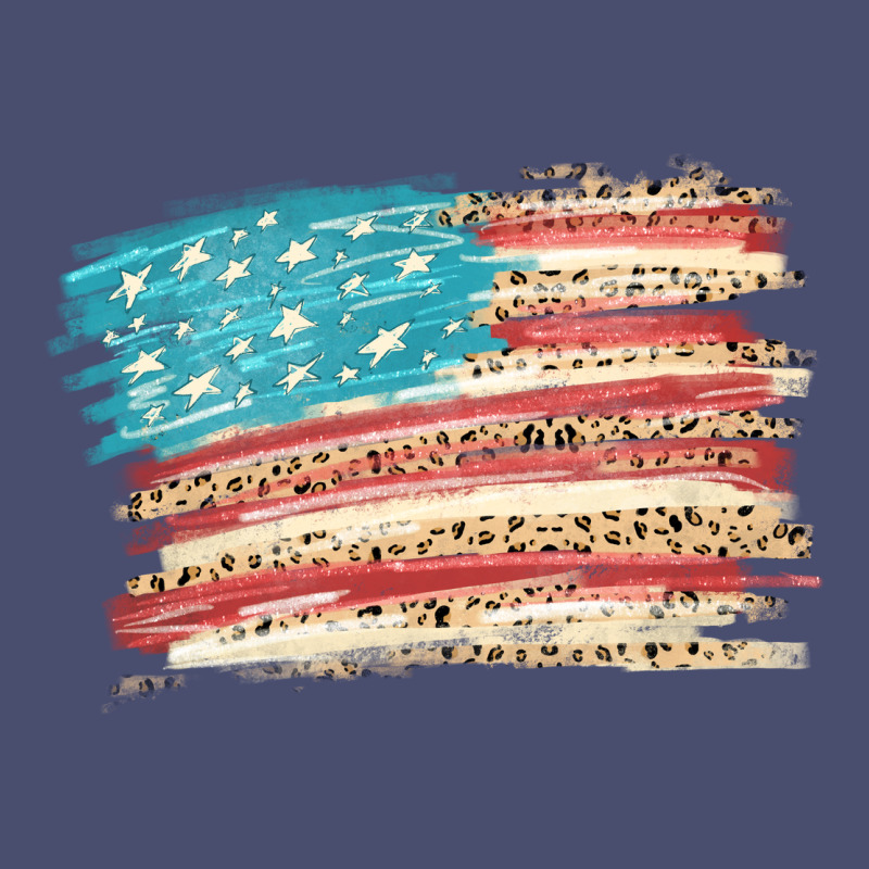 American Flag With Leopard Vintage Tee by HowdyJamesFarm | Teevron