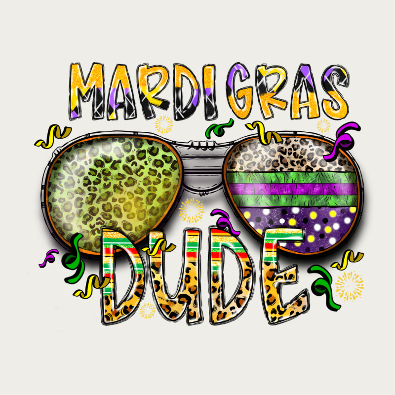 Mardi Gras Dude Zipper Hoodie by SublimationCraftShop | Teevron