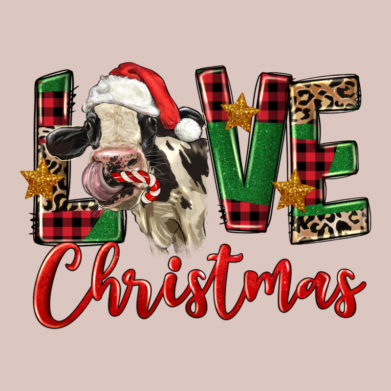 Love Christmas Holstein Heifer Premium Hoodie by FaDigitalArtStudio | Teevron