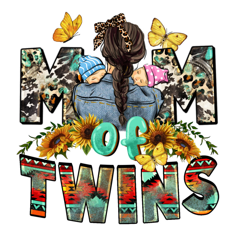 Mom Of Twins Mother's Day Long Sleeve Tee by CowGirlArtShop | Teevron