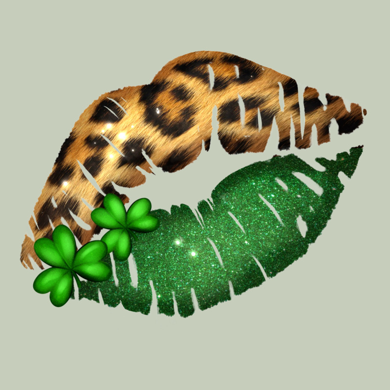 St. Patricks Day Leopard Lips Ladies Tee by Bettercallsaul | Teevron