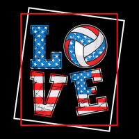 Love Usa Flag Volleyball Gifts For Volleyball Fans Teen T Shirt Urban Heavy Tee | Teevron