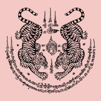 Sak Yant Thai Tattoo Twin Tiger Muay Magical Thailand Gifts T Shirt Urban Heavy Tee | Teevron