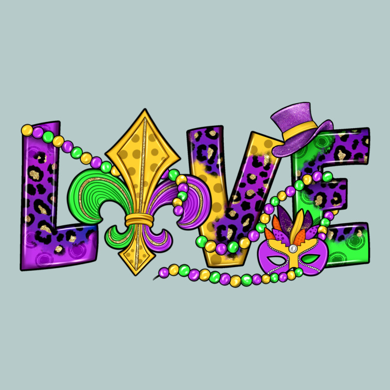 Mardi Gras Love Heavy Core Tee by JahusDesignShop | Teevron