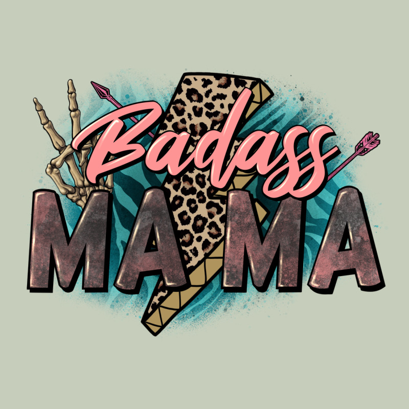 Badass Mama Mother's Day Png Sublimation Design Do Long Sleeve Tee by CowGirlArtShop | Teevron