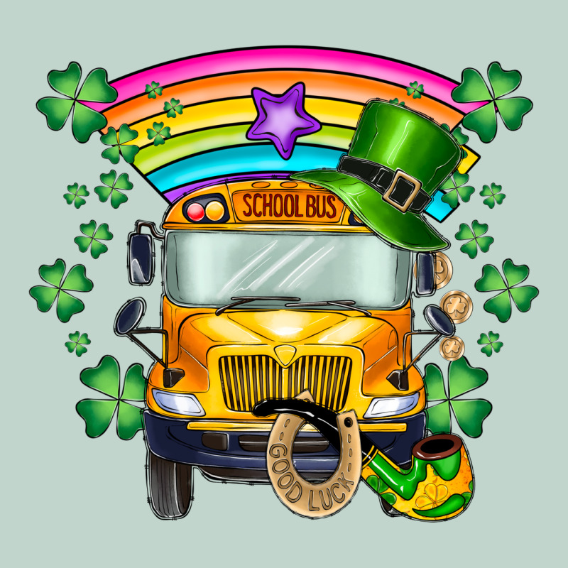 St. Patricks Day School Bus Zipper Hoodie by SublimationCraftShop | Teevron