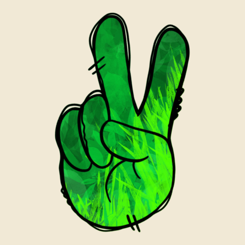 Green Peace Sign Premium Tee by Jasminsmagicworld | Teevron