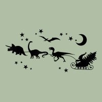 Christmas Santa Dinosaur Sleigh Ride T Rex Funny Gift T Shirt Urban Heavy Tee | Teevron