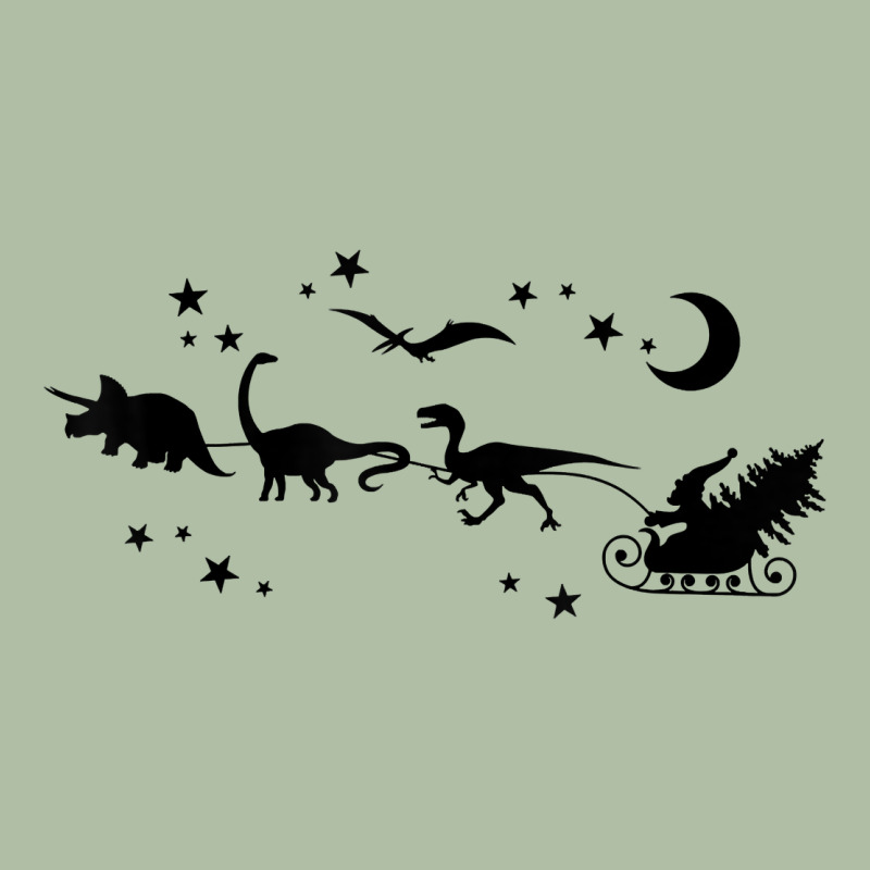 Christmas Santa Dinosaur Sleigh Ride T Rex Funny Gift T Shirt Urban Heavy Tee by minhPixels | Teevron