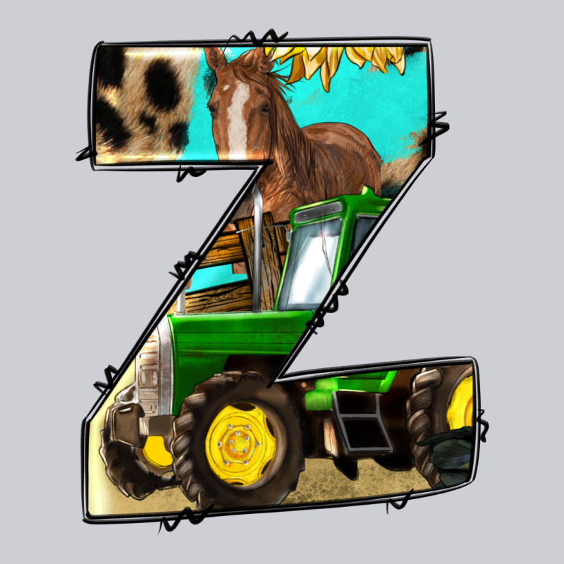 Farm Life Alphabet Lowercase Letters Z Heavyweight Sweatshirt by BundleAndBundleShop | Teevron