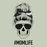 Black Glitter Cowhide Patterned Mom Skull Ladies Tee | Teevron