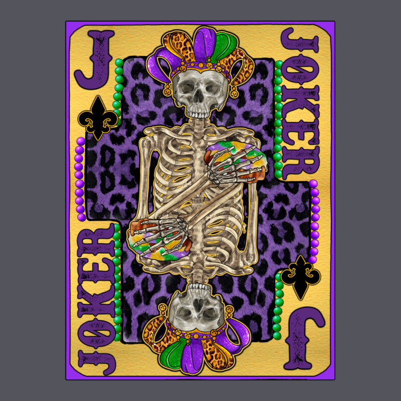 Joker Mardi Gras Skeleton Vintage Hoodie by CowGirlArtShop | Teevron