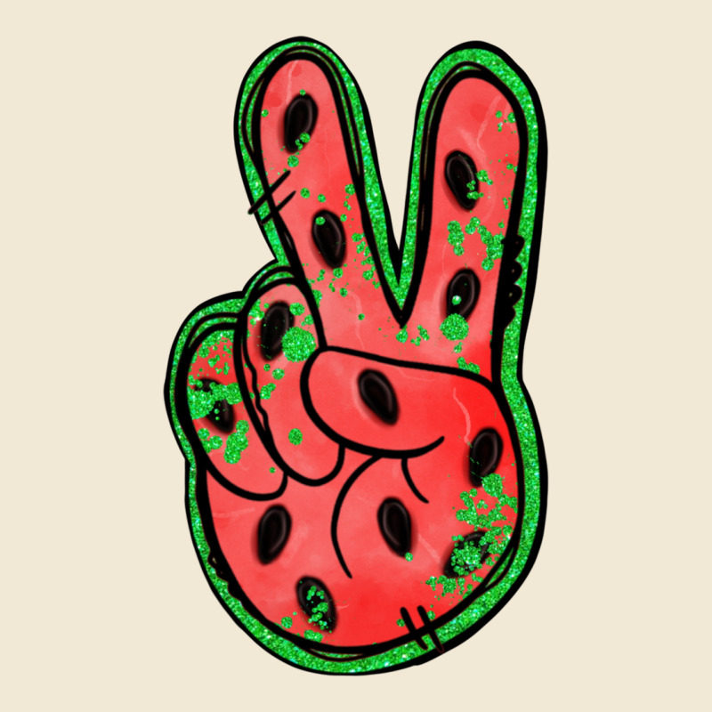 Watermelon Peace Sign Premium Tee by Jasminsmagicworld | Teevron