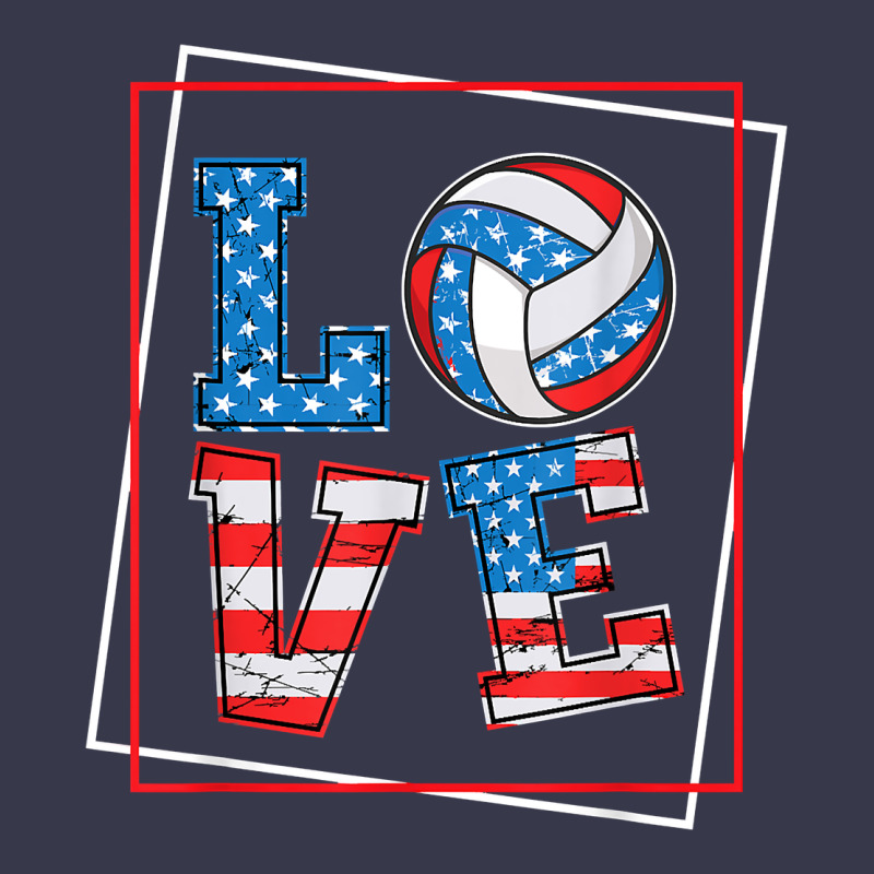 Love Usa Flag Volleyball Gifts For Volleyball Fans Teen T Shirt Long Sleeve Tee by minhPixels | Teevron