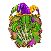 Mardi Gras with skeleton hand | Teevron