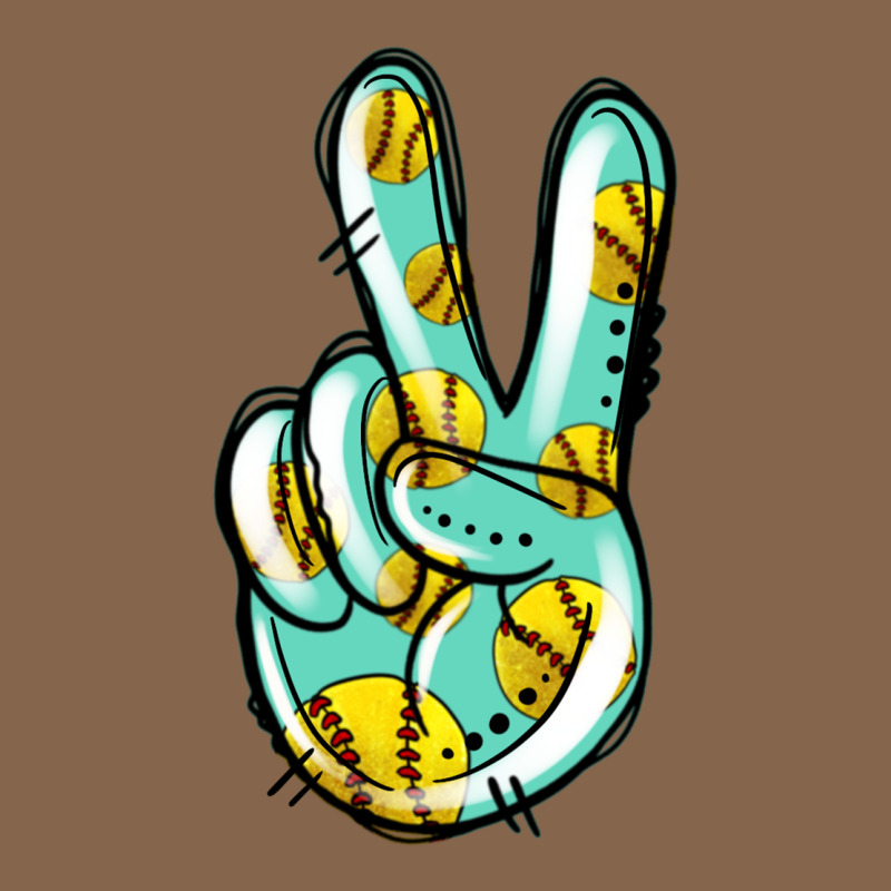Softball Peace Sign Premium Tee by Jasminsmagicworld | Teevron