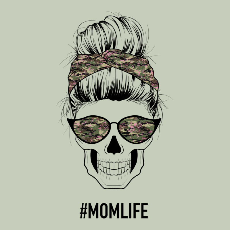 Feminine Camouflage Patterned Mom Skull Ladies Tee by Bettercallsaul | Teevron