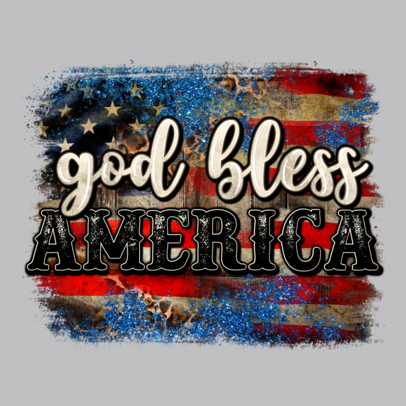 God Bless America  4th Of July Long Sleeve Tee by CowGirlArtShop | Teevron