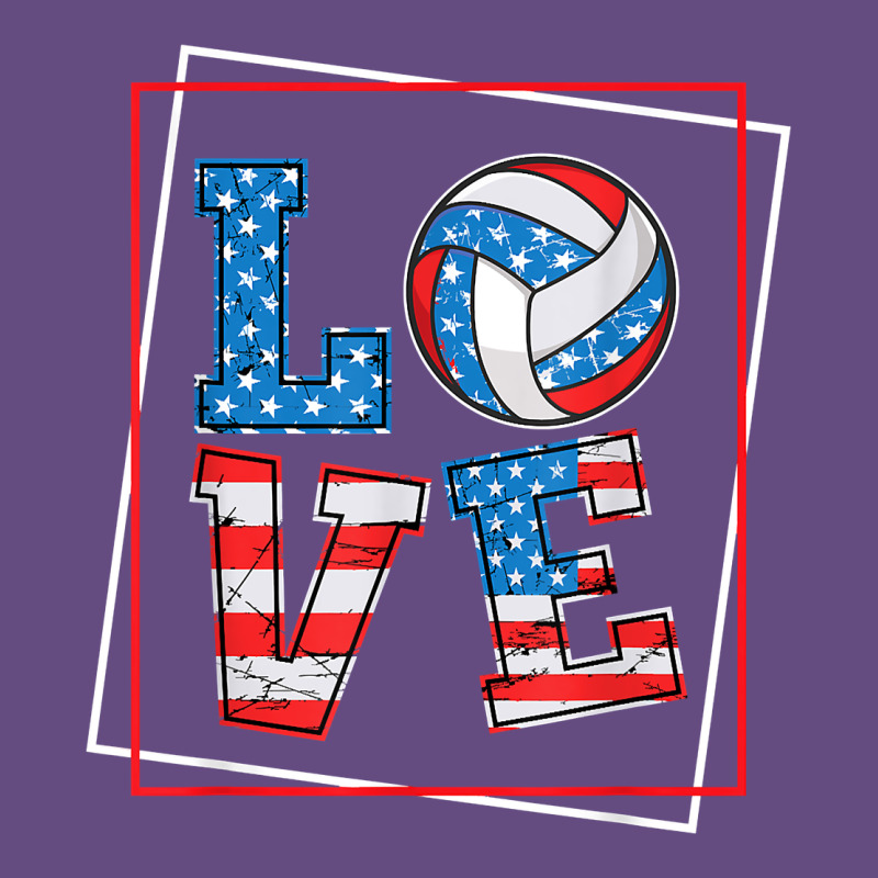 Love Usa Flag Volleyball Gifts For Volleyball Fans Teen T Shirt Vintage Hoodie by minhPixels | Teevron