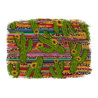 cinco de mayo sunflower and cactus background | Teevron
