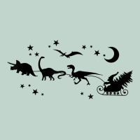 Christmas Santa Dinosaur Sleigh Ride T Rex Funny Gift T Shirt Zipper Hoodie | Teevron