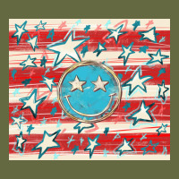 America Flag Smiley  Tumbler Long Sleeve Tee | Teevron