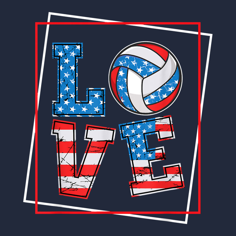 Love Usa Flag Volleyball Gifts For Volleyball Fans Teen T Shirt Premium Sweatshirt by minhPixels | Teevron