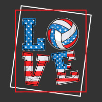 love usa flag volleyball gifts for volleyball fans teen t shirt | Teevron