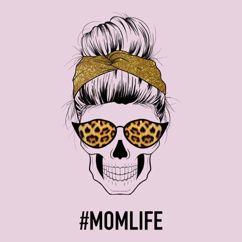 Yellow Glitter, Leopard Pattern Mom Skull Ladies Tee by Bettercallsaul | Teevron