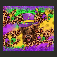 Highland Cow Mardi Gras Tumbler Heavy Core Tee | Teevron