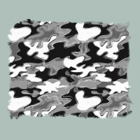 Black And White Camouflage Background Heavyweight Hoodie | Teevron
