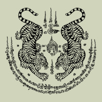 Sak Yant Thai Tattoo Twin Tiger Muay Magical Thailand Gifts T Shirt Heavyweight Hoodie | Teevron