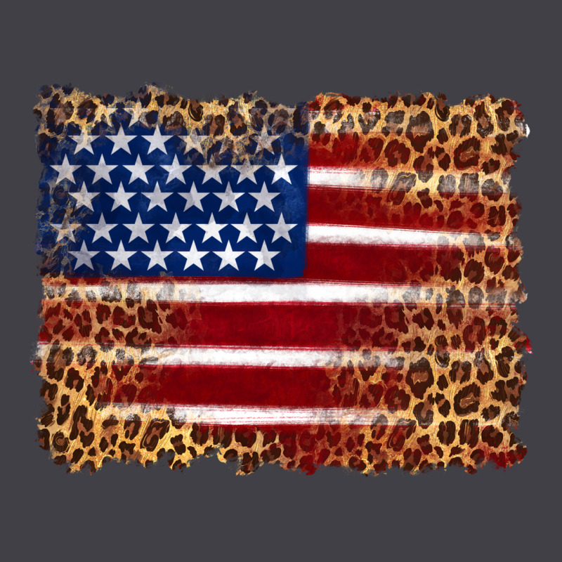American Flag And Leopard Heavyweight Hoodie by Artiststas | Teevron