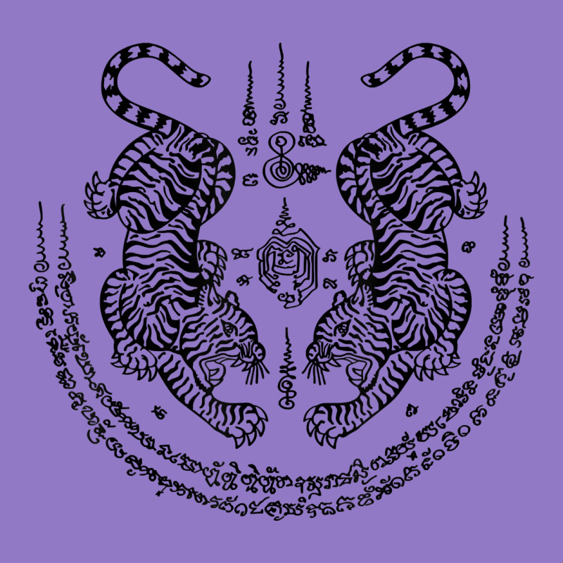 Sak Yant Thai Tattoo Twin Tiger Muay Magical Thailand Gifts T Shirt Urban Hoodie by minhPixels | Teevron