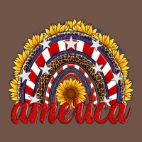 America Sunflower Rainbow Premium Sweatshirt | Teevron
